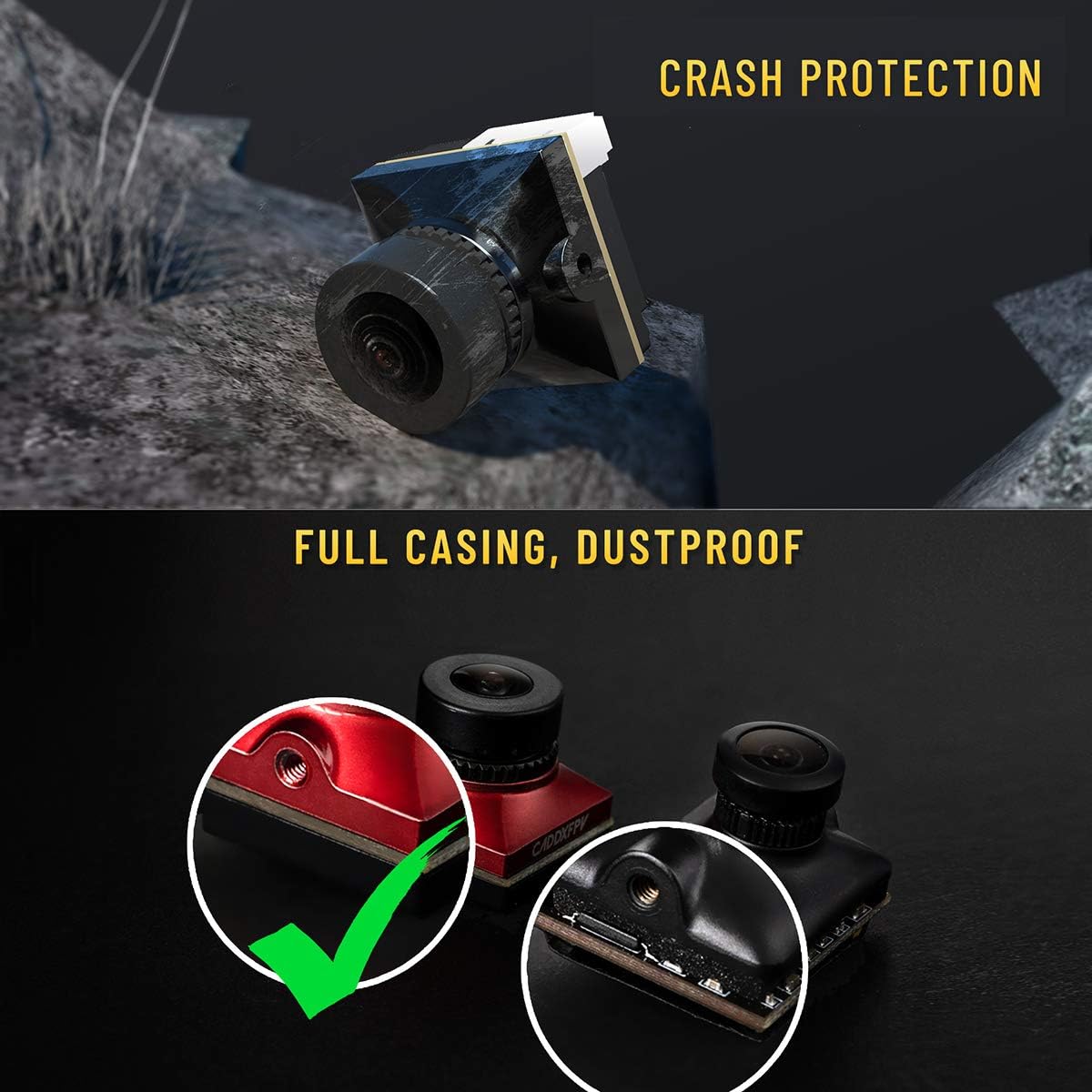 CADDX ไมโคร FPV กล้อง Ratel 2  - Drone Racing Camera บทวิจารณ์และราคา